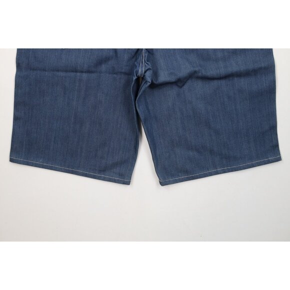 Deadstock Vintage 90s Marithe Francois Girbaud Mens 32 Baggy Denim Jean Shorts - Picture 15 of 16